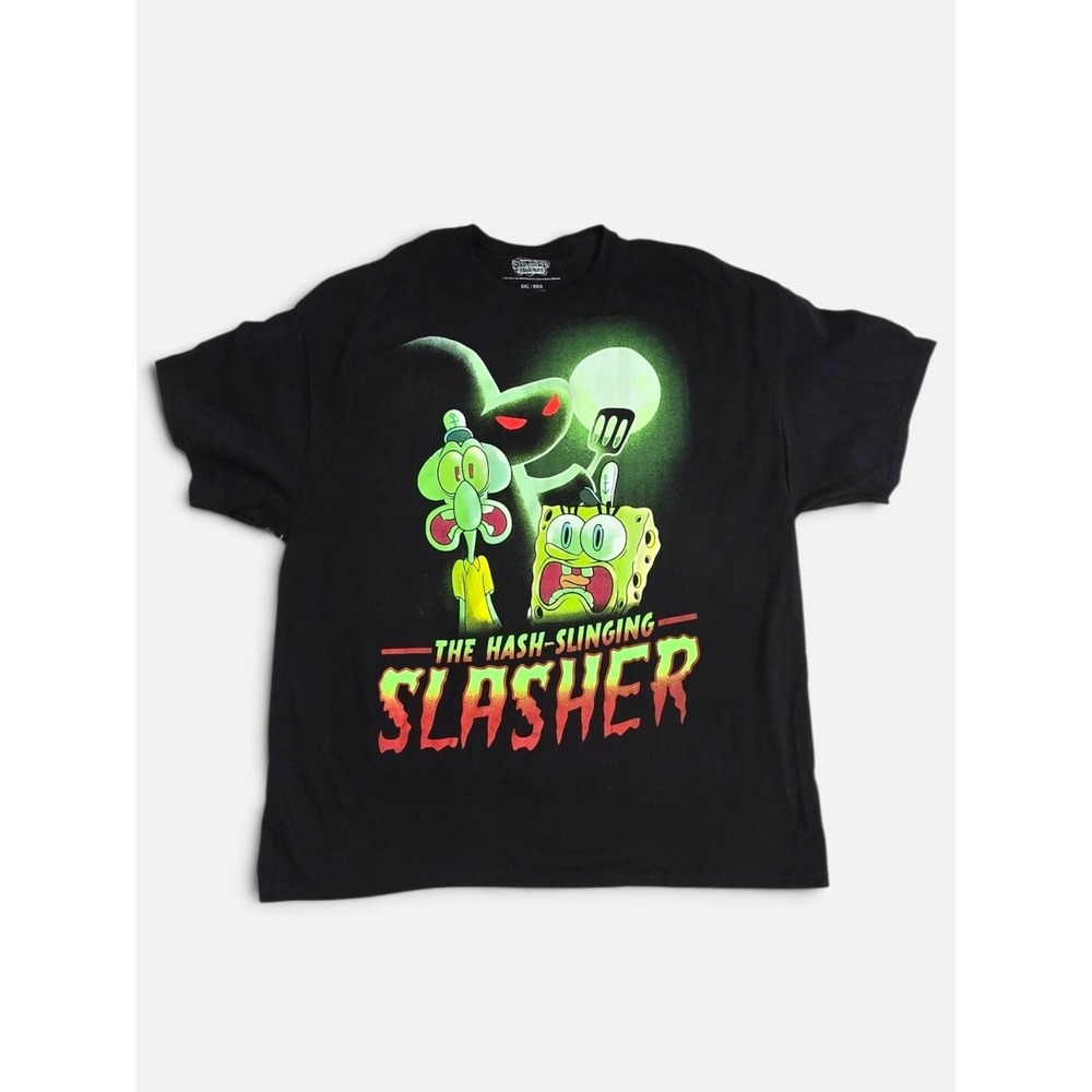 SpongeBob Squarepants T-Shirt Hash-Slinging Slasher Graphic Tee